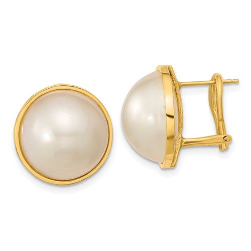 14k-14-15mm-white-mabe-saltwater-cultured-pearl-omega-back-earrings-SolomonJeweler-Wichita-KS-CustomJewelry