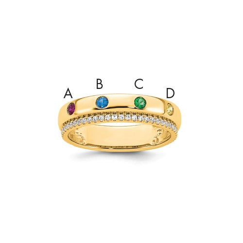 14k-4-birthstone-and-diamond-mothers-ring-semi-mount-SolomonJeweler-Wichita-KS-CustomJewelry