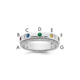 14k-wg-7-birthstone-and-diamond-mothers-ring-semi-mount-SolomonJeweler-Wichita-KS-CustomJewelry