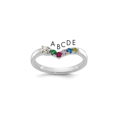 14k-wg-5-birthstone-with-diamond-with-mothers-ring-mounting-SolomonJeweler-Wichita-KS-CustomJewelry