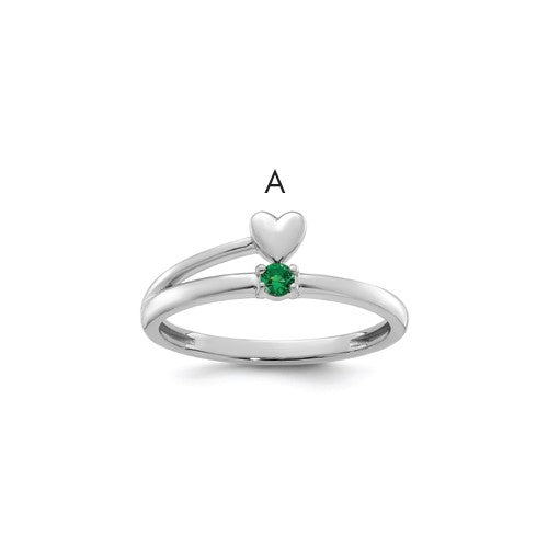 14k-white-gold-heart-with-1-birthstone-mothers-ring-mounting-SolomonJeweler-Wichita-KS-CustomJewelry