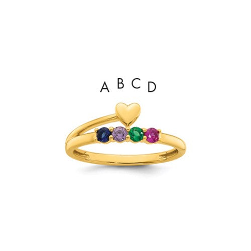 14k-heart-with-4-birthstone-mothers-ring-mounting-SolomonJeweler-Wichita-KS-CustomJewelry