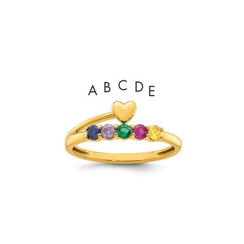 14k-heart-with-5-birthstone-mothers-ring-mounting-SolomonJeweler-Wichita-KS-CustomJewelry