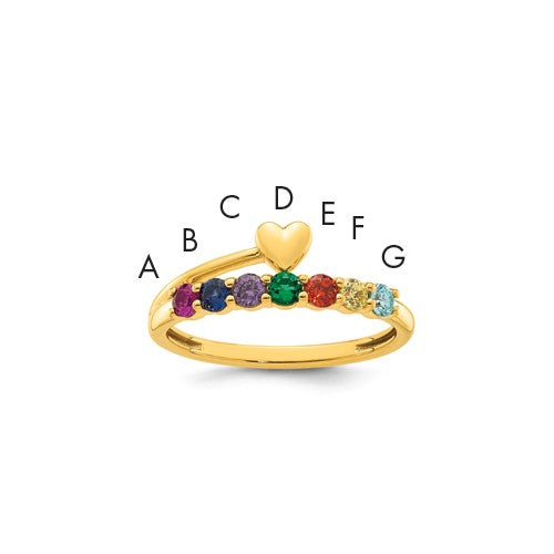 14k-heart-with-7-birthstone-mothers-ring-mounting-SolomonJeweler-Wichita-KS-CustomJewelry