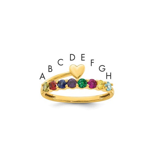 14k-heart-with-8-birthstone-mothers-ring-mounting-SolomonJeweler-Wichita-KS-CustomJewelry