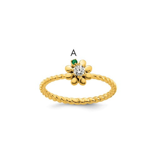 14k-1-birthstone-flower-with-diamond-mothers-ring-mounting-SolomonJeweler-Wichita-KS-CustomJewelry