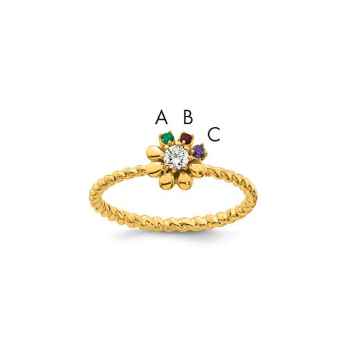 14k-3-birthstone-flower-with-diamond-mothers-ring-mounting-SolomonJeweler-Wichita-KS-CustomJewelry