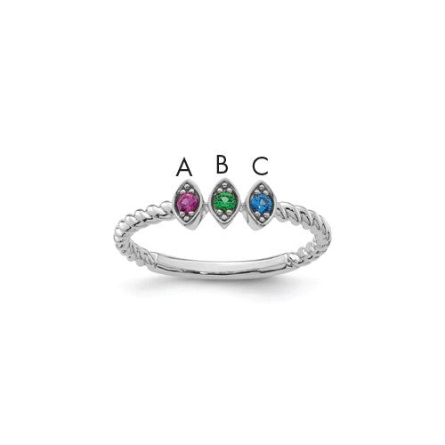 14k-3-white-gold-3-birthstone-mothers-ring-mounting-SolomonJeweler-Wichita-KS-CustomJewelry