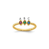 14k-3-birthstone-mothers-ring-mounting-SolomonJeweler-Wichita-KS-CustomJewelry