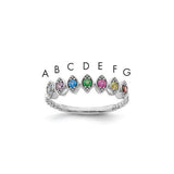 14k-white-gold-7-birthstone-mothers-ring-mounting-SolomonJeweler-Wichita-KS-CustomJewelry