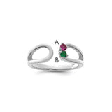 14k-white-gold-2-birthstone-mothers-wrap-ring-mounting-SolomonJeweler-Wichita-KS-CustomJewelry