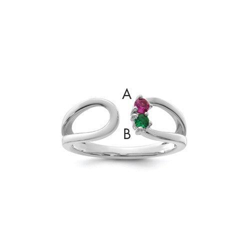 14k-white-gold-2-birthstone-mothers-wrap-ring-mounting-SolomonJeweler-Wichita-KS-CustomJewelry