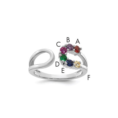 14k-white-gold-6-birthstone-wrap-mothers-ring-mounting-SolomonJeweler-Wichita-KS-CustomJewelry