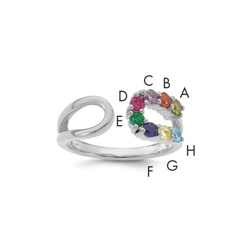 14k-white-gold-8-birthstone-wrap-mothers-ring-mounting-SolomonJeweler-Wichita-KS-CustomJewelry
