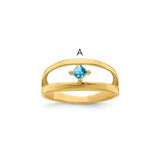 14k genuine gold family jewelry ring with engraved design, crafted by Solomon Jewelers, showcasing intricate craftsmanship and elegant style.