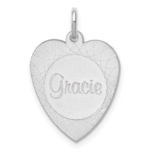 14k-white-gold-heart-disc-name-charm-SolomonJeweler-Wichita-KS-CustomJewelry