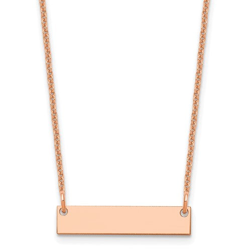 14k-rose-gold-small-blank-bar-necklace-SolomonJeweler-Wichita-KS-CustomJewelry