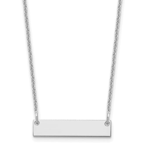 14k-white-gold-small-blank-bar-necklace-SolomonJeweler-Wichita-KS-CustomJewelry