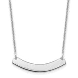 14k-white-gold-small-curved-blank-bar-necklace-SolomonJeweler-Wichita-KS-CustomJewelry