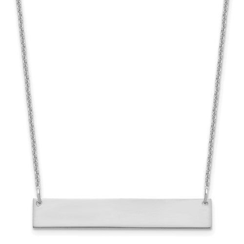 14k-white-gold-medium-blank-bar-necklace-SolomonJeweler-Wichita-KS-CustomJewelry
