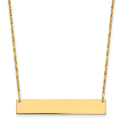 14k-yellow-gold-medium-blank-bar-necklace-SolomonJeweler-Wichita-KS-CustomJewelry