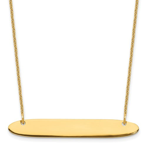 14k-yellow-gold-medium-oblong-blank-bar-necklace-SolomonJeweler-Wichita-KS-CustomJewelry