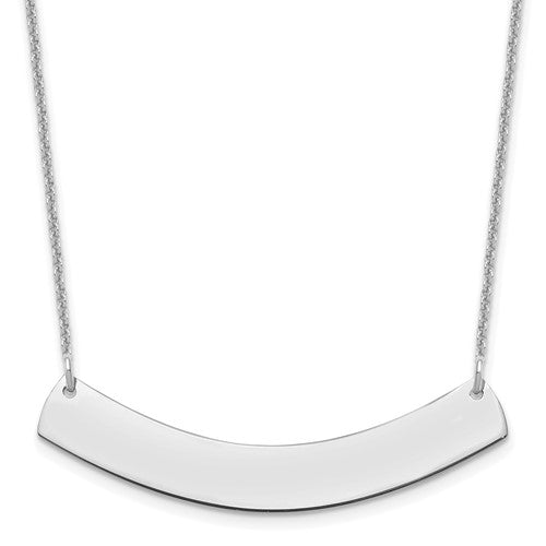 10k-white-gold-medium-curved-blank-bar-necklace-SolomonJeweler-Wichita-KS-CustomJewelry