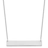 14k-white-gold-large-blank-bar-necklace-SolomonJeweler-Wichita-KS-CustomJewelry
