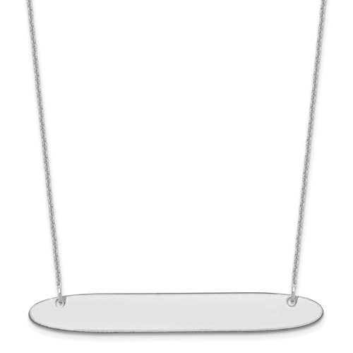14k-white-gold-large-oblong-blank-bar-necklace-SolomonJeweler-Wichita-KS-CustomJewelry
