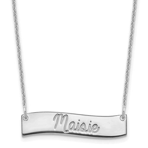 10k-white-gold-small-always-in-my-heart-curved-bar-necklace-SolomonJeweler-Wichita-KS-CustomJewelry