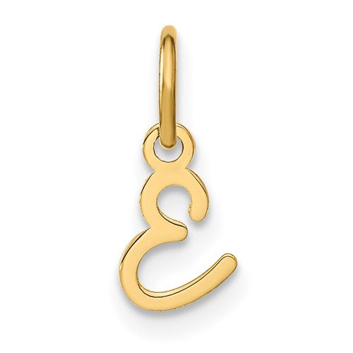 14ky-upper-case-letter-e-initial-charm-SolomonJeweler-Wichita-KS-CustomJewelry