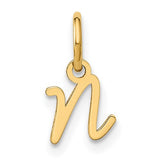 14ky-upper-case-letter-n-initial-charm-SolomonJeweler-Wichita-KS-CustomJewelry