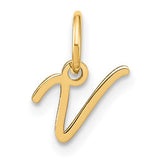 14ky-upper-case-letter-v-initial-charm-SolomonJeweler-Wichita-KS-CustomJewelry