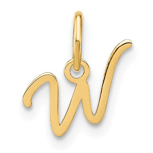 14ky-upper-case-letter-w-initial-charm-SolomonJeweler-Wichita-KS-CustomJewelry