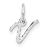 14kw-upper-case-letter-v-initial-charm-SolomonJeweler-Wichita-KS-CustomJewelry