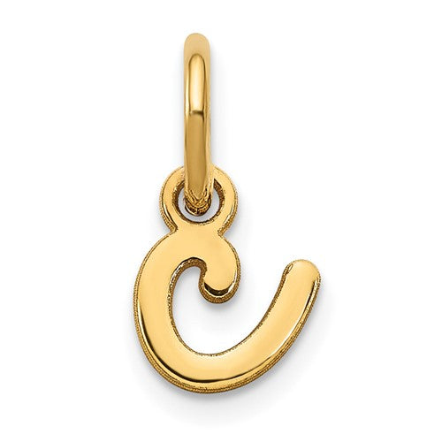 14ky-lower-case-letter-c-initial-charm-SolomonJeweler-Wichita-KS-CustomJewelry