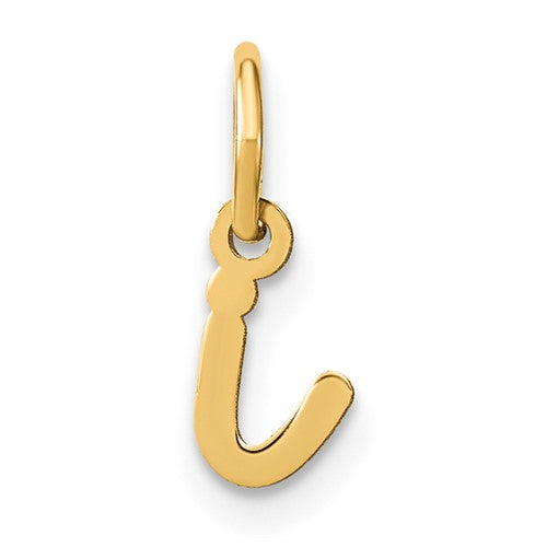 14ky-lower-case-letter-i-initial-charm-SolomonJeweler-Wichita-KS-CustomJewelry