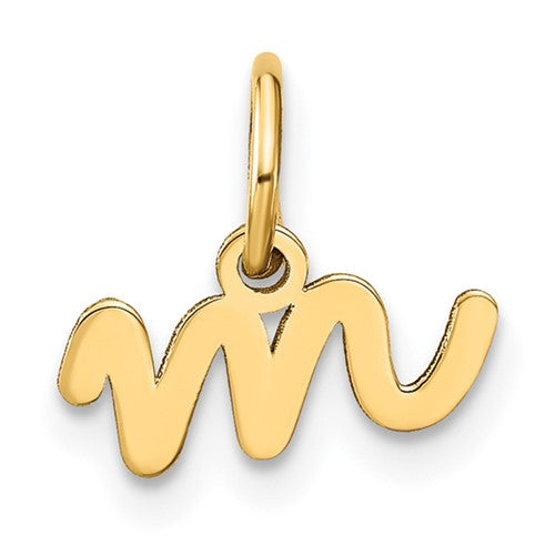 14ky-lower-case-letter-m-initial-charm-SolomonJeweler-Wichita-KS-CustomJewelry