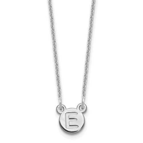 10k-white-gold-1-letter-bubble-necklace-SolomonJeweler-Wichita-KS-CustomJewelry