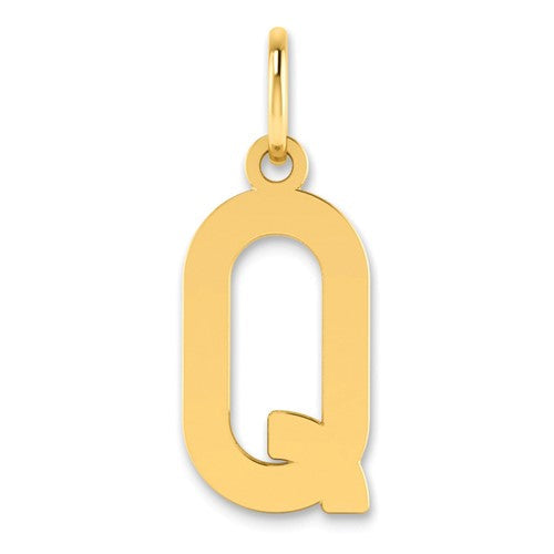 14ky-letter-q-initial-pendant-SolomonJeweler-Wichita-KS-CustomJewelry