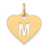 14ky-initial-letter-m-initial-charm-SolomonJeweler-Wichita-KS-CustomJewelry