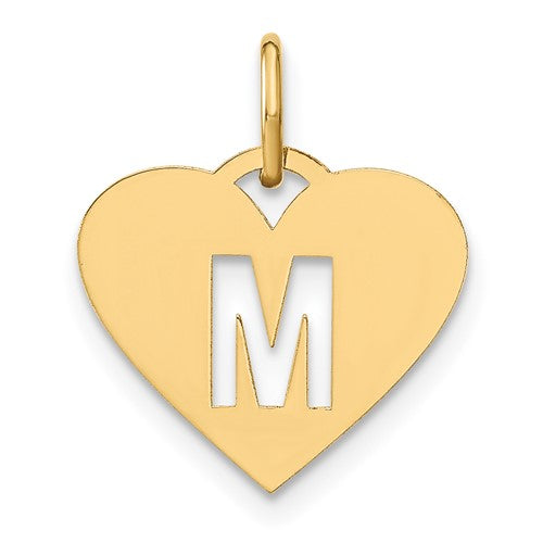14ky-initial-letter-m-initial-charm-SolomonJeweler-Wichita-KS-CustomJewelry