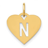 14ky-initial-letter-n-initial-charm-SolomonJeweler-Wichita-KS-CustomJewelry