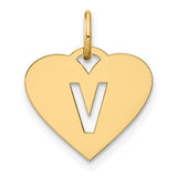 14ky-initial-letter-v-initial-charm-SolomonJeweler-Wichita-KS-CustomJewelry
