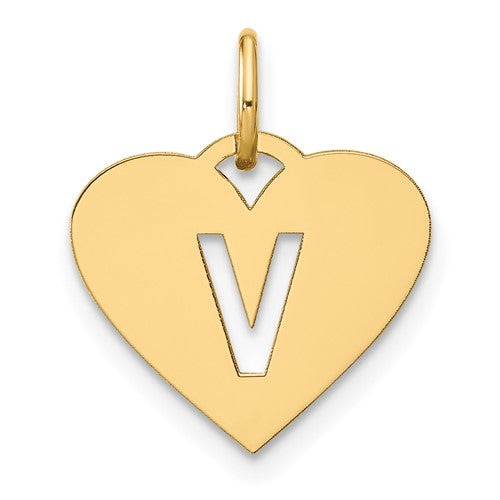 14ky-initial-letter-v-initial-charm-SolomonJeweler-Wichita-KS-CustomJewelry