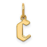 14ky-lower-case-letter-c-initial-pendant-SolomonJeweler-Wichita-KS-CustomJewelry