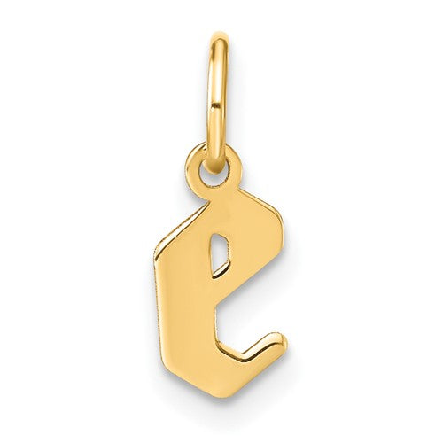 14ky-lowercase-letter-e-initial-pendant-SolomonJeweler-Wichita-KS-CustomJewelry