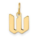 14ky-lowercase-letter-w-initial-pendant-SolomonJeweler-Wichita-KS-CustomJewelry