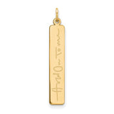 14k-yellow-gold-signature-bar-charm-SolomonJeweler-Wichita-KS-CustomJewelry