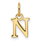 14ky-cutout-letter-n-initial-pendant-SolomonJeweler-Wichita-KS-CustomJewelry